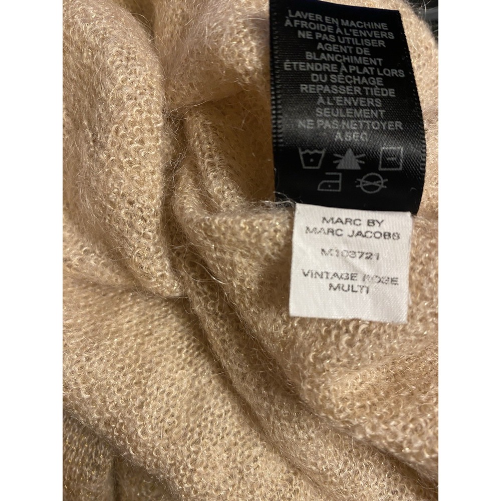 Marc By Marc Jacobs Sheer Knit Mohair Blend Shift Mini Dress / Tunic Sz XS Party - Picture 6 of 8